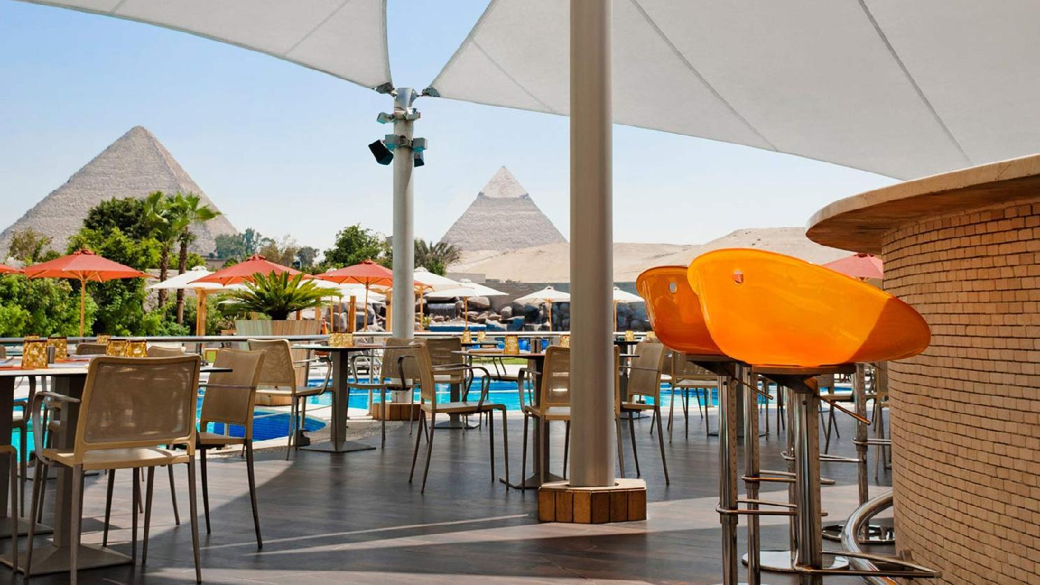 Le Meridien Pyramids Hotel & Spa Giza Экстерьер фото